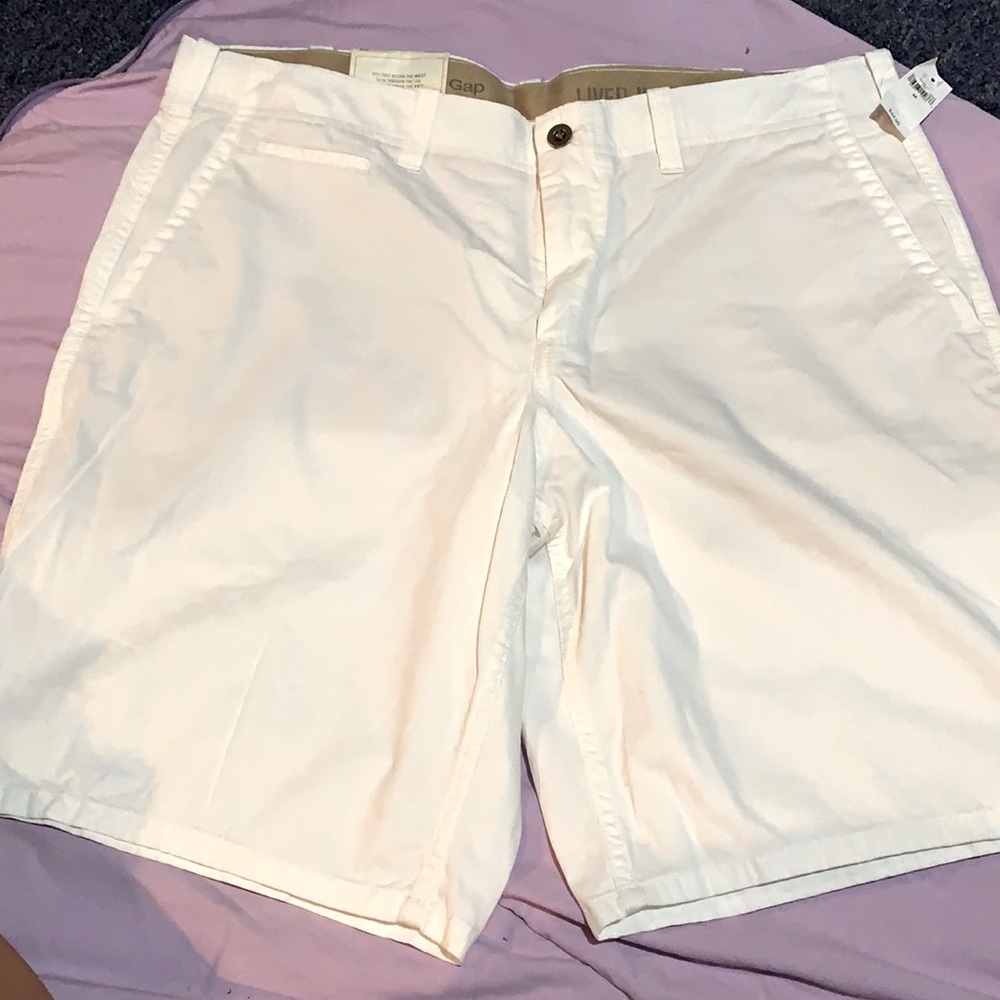 Gap White Oxford Shorts Size 38 NWT Men’s